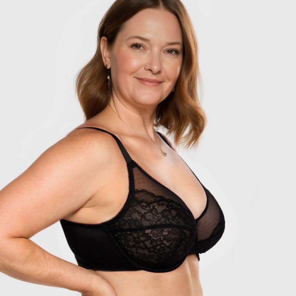 SILIX Unlined Lace Underwire Bra