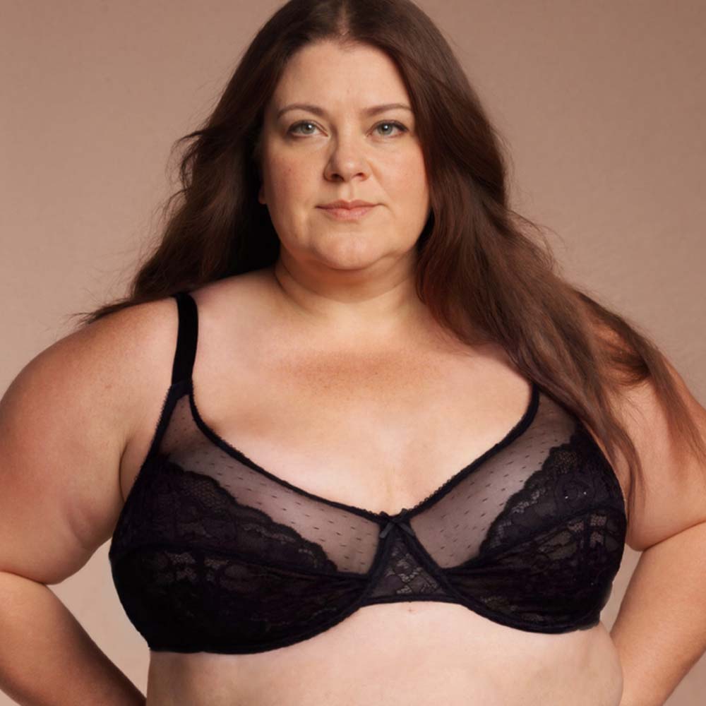 SILIX Unlined Lace Underwire Bra