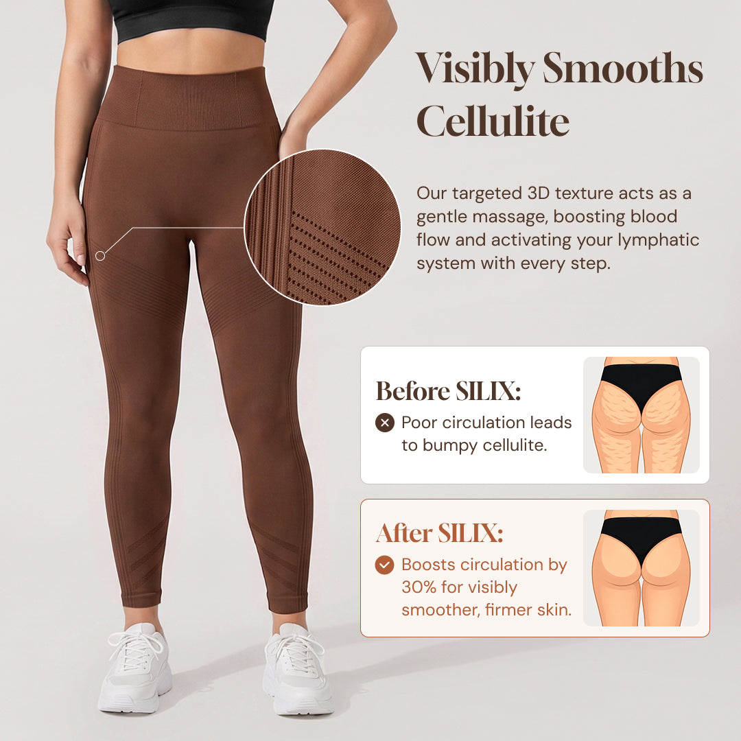 Silix™ Ribbed Ruched Sculpt Leggings