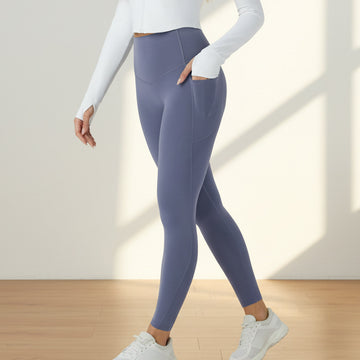 SILIX high-waisted hip-lifting and tummy-controlling pocket shaping fitness leggings