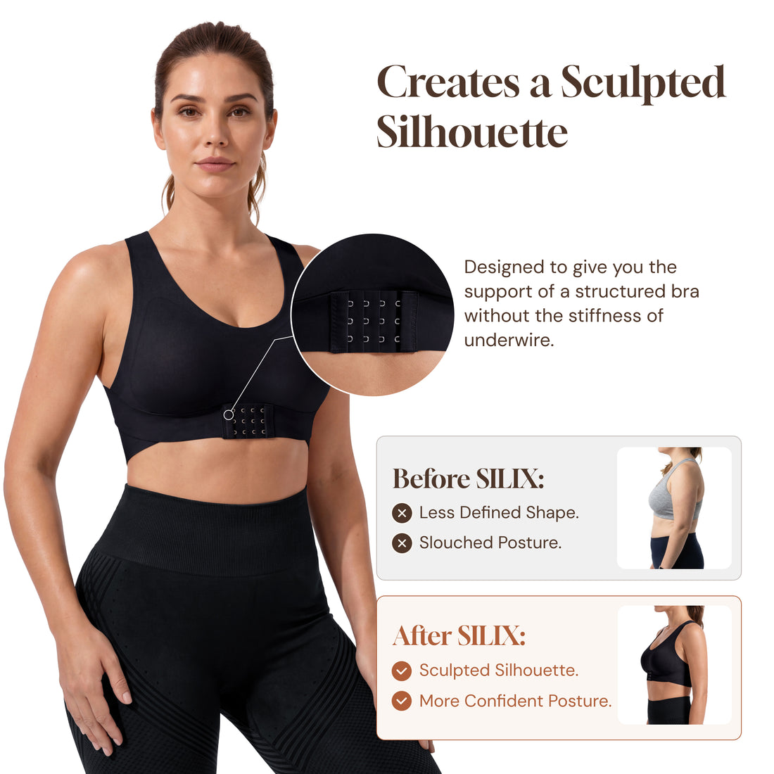 Silix™ SculptEase Posture Support Bra