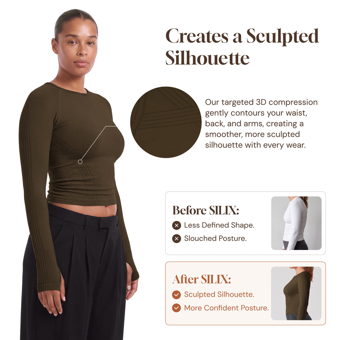 3D Cellusmooth Contour & Smooth Tee | Silix